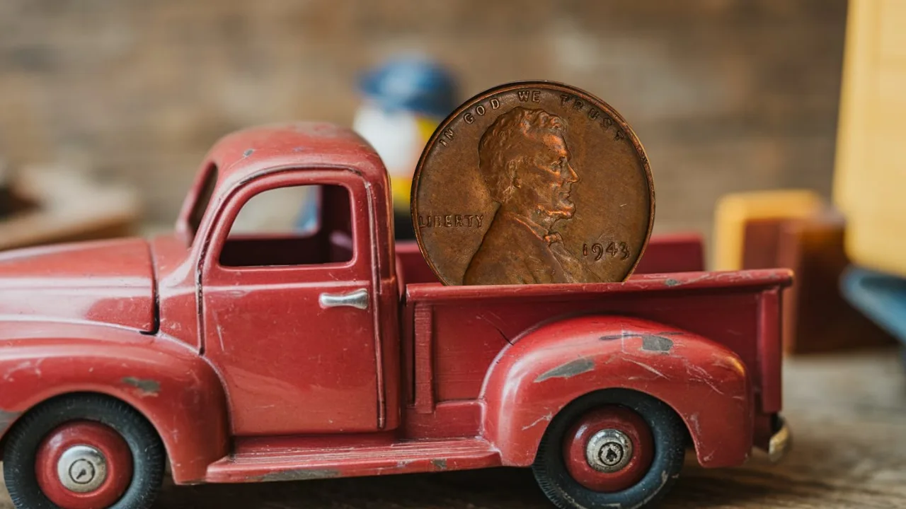 1943 Bronze Lincoln wheat